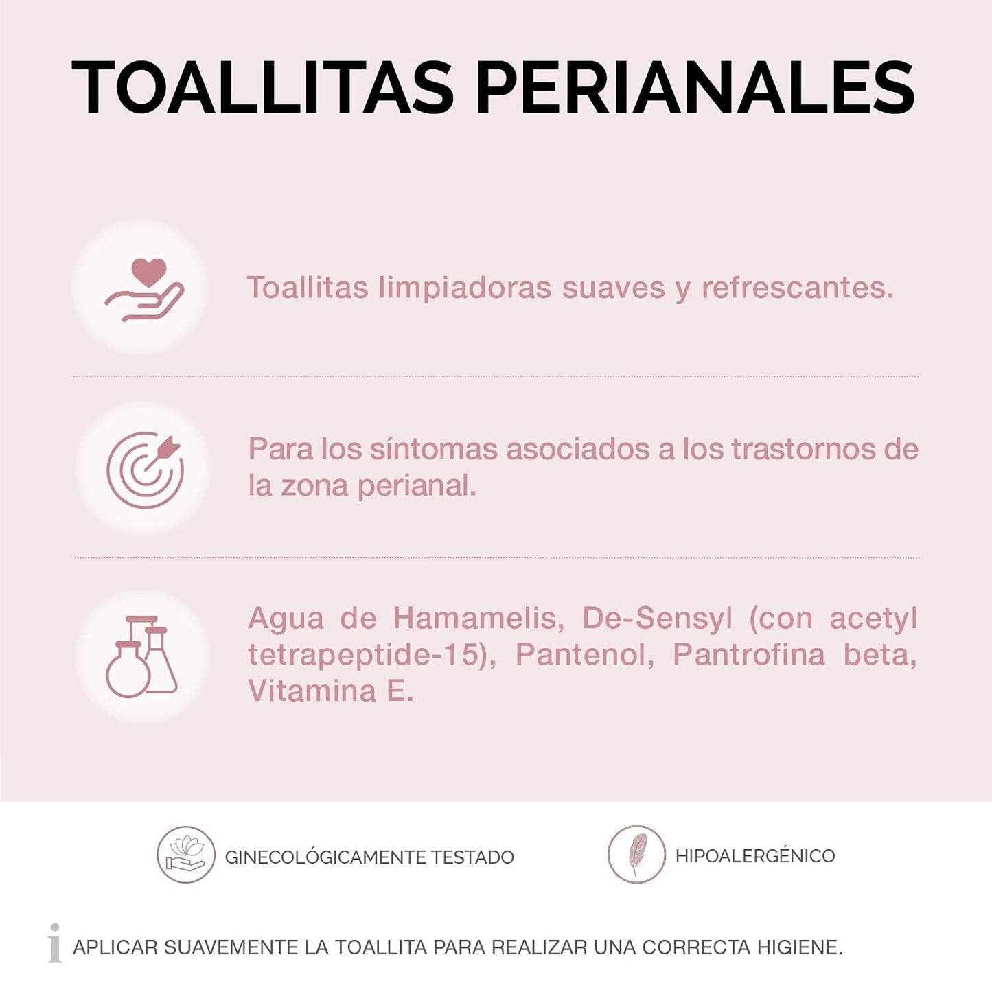 Lab - Perianal Wipes, Salviette umidificate per l'igiene perianale, Provitamina B5, idratanti, ipoallergeniche, senza parabeni e senza alcool, dermatologicamente testate - 15 pezzi
