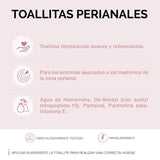 Lab - Perianal Wipes, Salviette umidificate per l'igiene perianale, Provitamina B5, idratanti, ipoallergeniche, senza parabeni e senza alcool, dermatologicamente testate - 15 pezzi