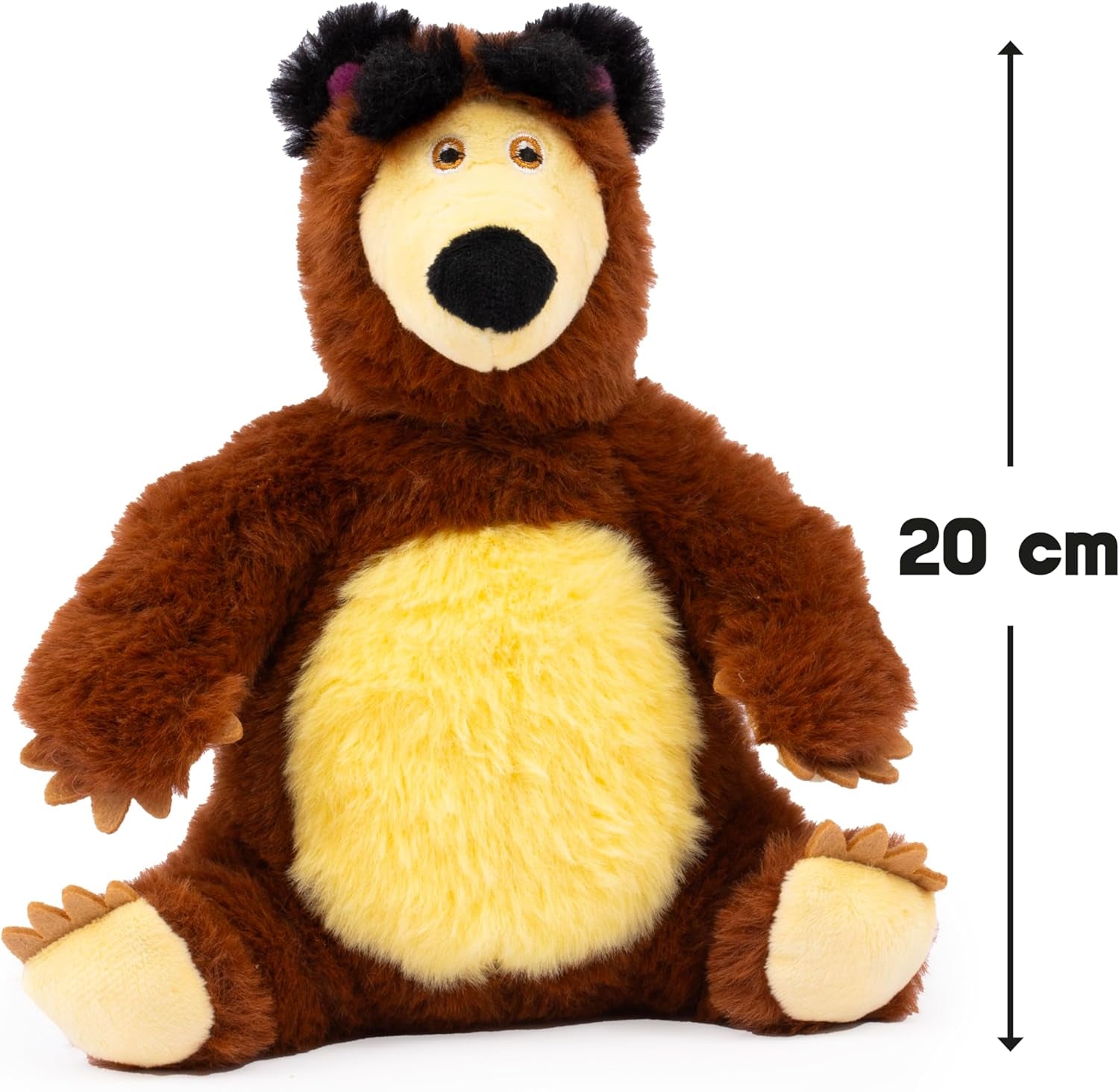 Masha e Michka bambola Masha da 12 cm e peluche Bärka da 20 cm per bambini da 3 anni in su MHA21