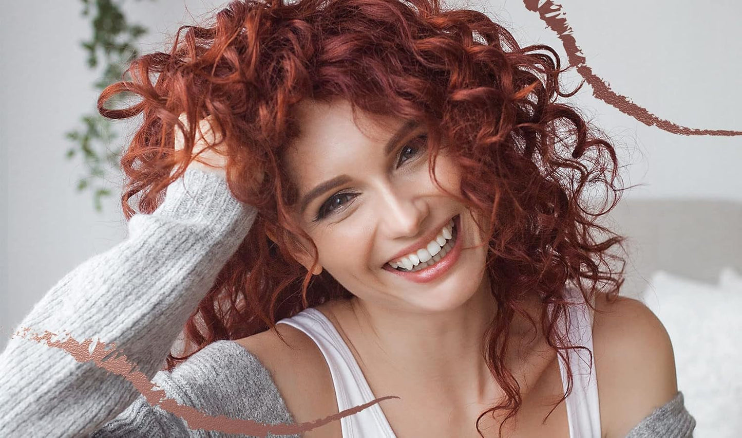 VEGAIROA - Curly Plex Mask - Maschera per ricci definiti senza effetto crespo - Cura idratante profonda - Per capelli ricci o ondulati - Prodotto professionale per parrucchieri vegani - Maschera per capelli Naty Shop da 1000 ml