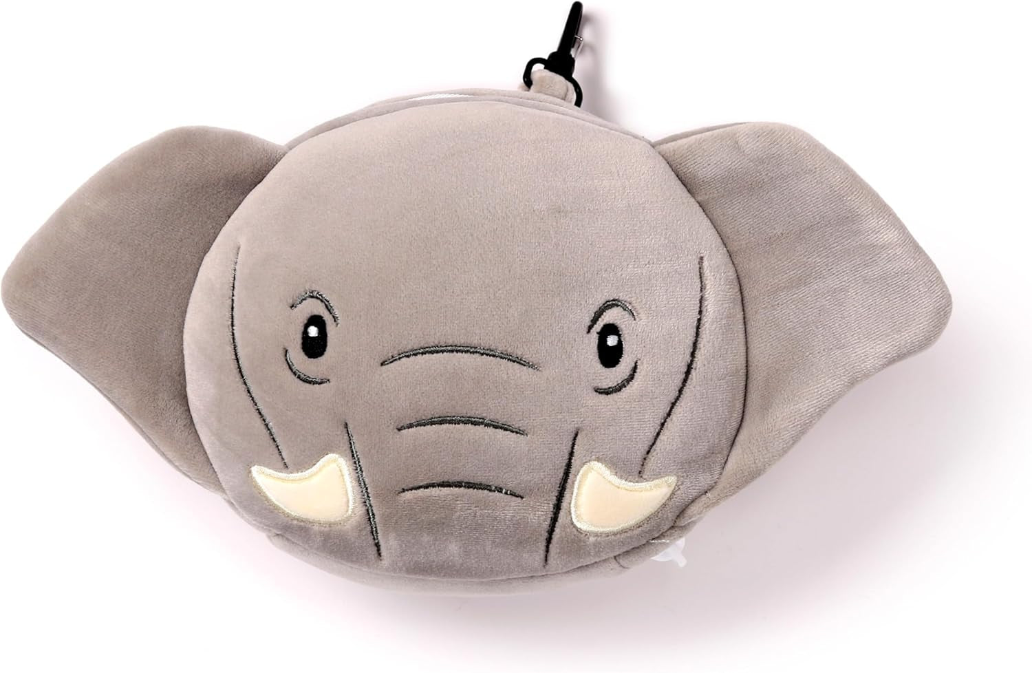 Cuscino da viaggio, rotondo, peluche, elefante e maschera per gli occhi, unisex, taglia unica, unisex, vita Cuscini da viaggio unici Naty Shop
