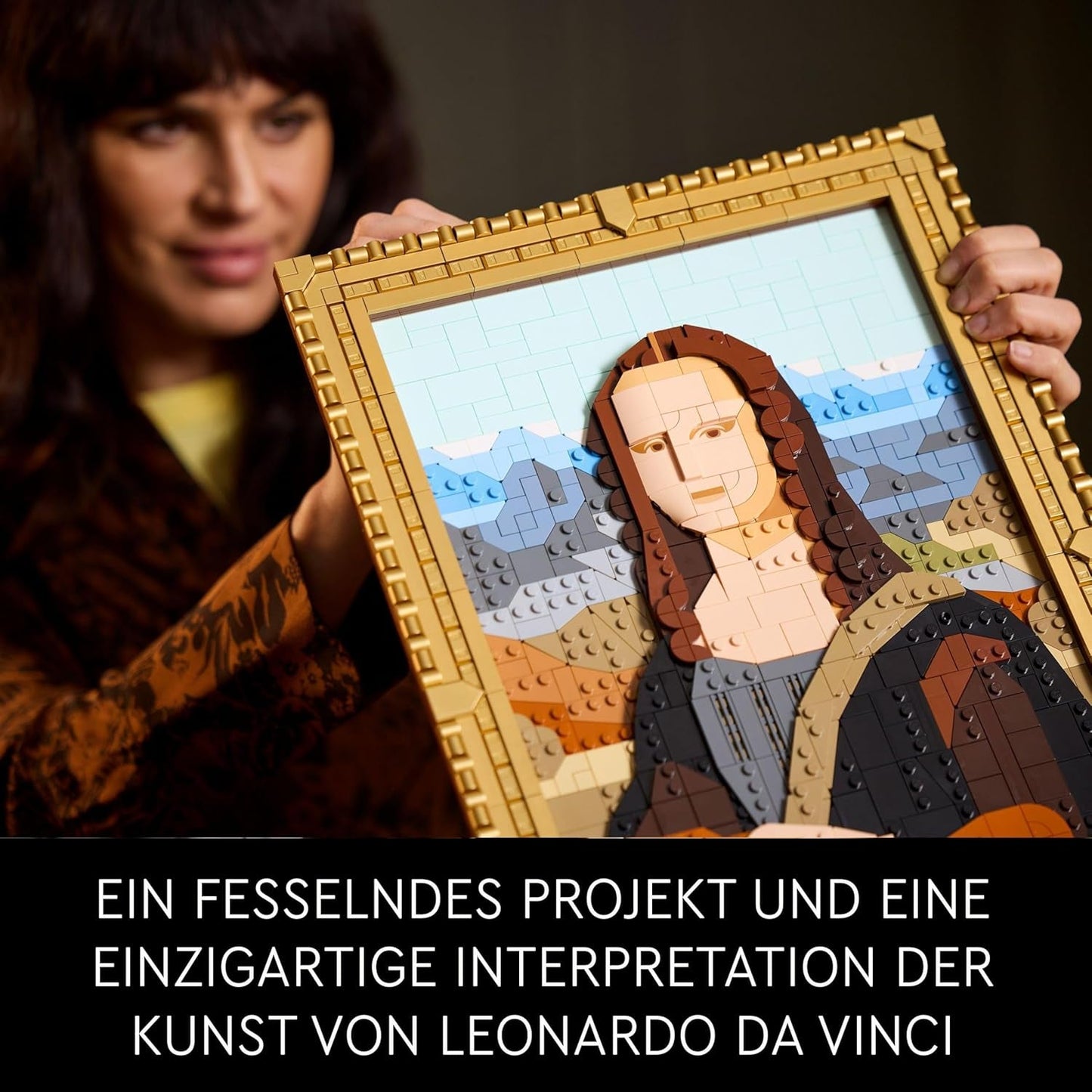 LEGO Art Monna Lisa, set per adulti, dipinto di Leonardo Da Vinci da appendere, attività creativa per uomini e donne, regalo per gli amanti dell'arte, arte rinascimentale italiana 31213 Set da costruzione Besuche den LEGO-Store