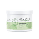 Wella Professionals Elements - cura naturale per capelli secchi e danneggiati e cuoio capelluto sensibile - balsamo senza risciacquo, maschera e spray con antiossidanti ed essenza di oliva Maschera per capelli Naty Shop Maschera per capelli 500ml