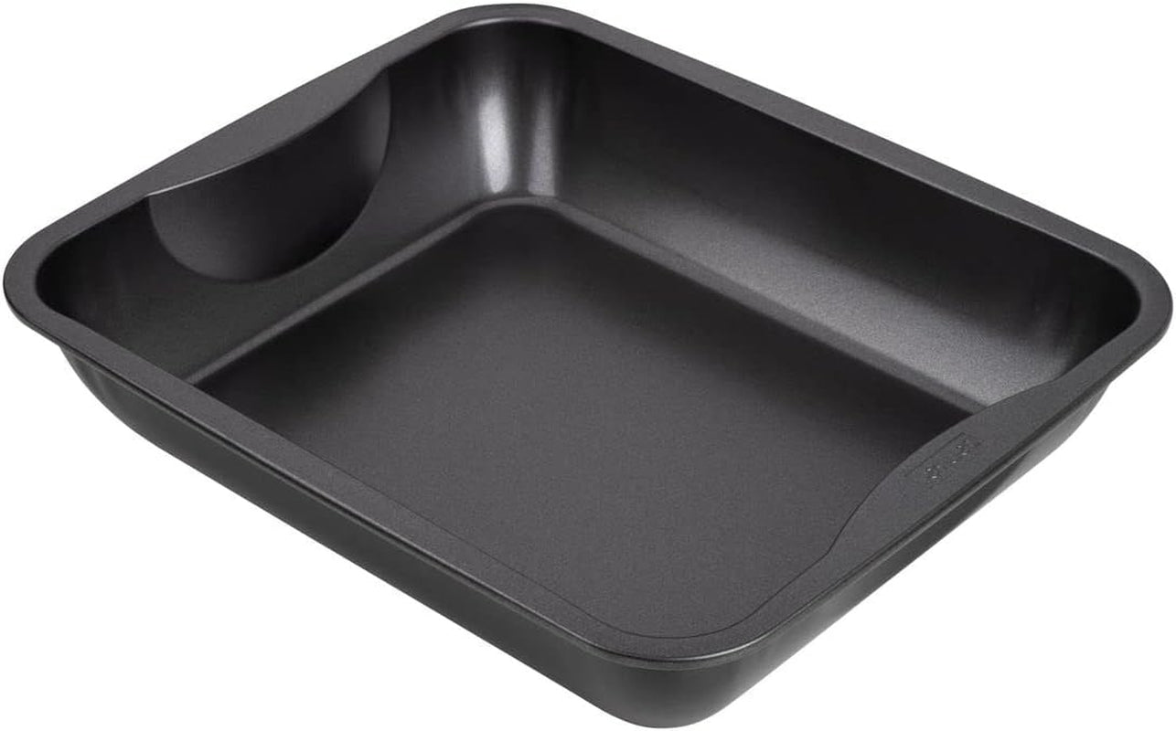Zenker Xxl-Brat- Und Auslaufform (40 X 8 X 34 Cm) SPECIAL COOKING, Rechteckige Ofenform Mit Antihaftbebeschichtung, Backblech Für Krosse Braten & Saftige Aufläufe (Farbe: Schwarz), Menge: 1 Stück Stampi e vassoi per cuocere Naty Shop
