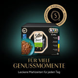 Confezione multipla di vassoi Sheba Sauce Collection, varietà fine MSC, 4x12x85g