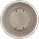 elho Amiga Round 30 - Vaso da fiori per interni ed esterni - 100% plastica riciclata - Ø 29,5 x H 20,2 cm - Beige/Beige fungo
