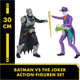 DC Batman Adventures Set Batman Vs. Joker Action Figure, 30 cm - 2 Figure Completamente Mobili con 12 Ingranaggi per Emozionanti Giochi di Ruolo, Giocattolo per 4+ Action Figure per Bambini Naty Shop