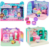Camera Deluxe della casa delle bambole di Gabby, stanza dei gatti, mobili e 2 scatole a sorpresa con accessori a tema, adatta dai 3 anni in su
