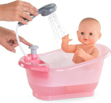 Corolle 9000141660 - Vasca da bagno Mon Grand Poupon con funzione pompa e paperella di gomma per tutte le bambole da 30-36 cm, 32,5 cm, a partire da 3 anni