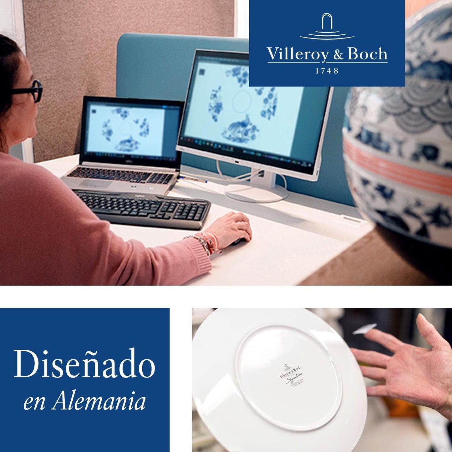 Villeroy & Boch - Zuccheriera Mariefleur, Colori Assortiti, Lavabile in Lavastoviglie, Adatta al Microonde, Zuccheriera con Coperchio, Zuccheriera, Portaoggetti, Accessorio per caffè, Stoviglie Floreali, Porcellana Premium