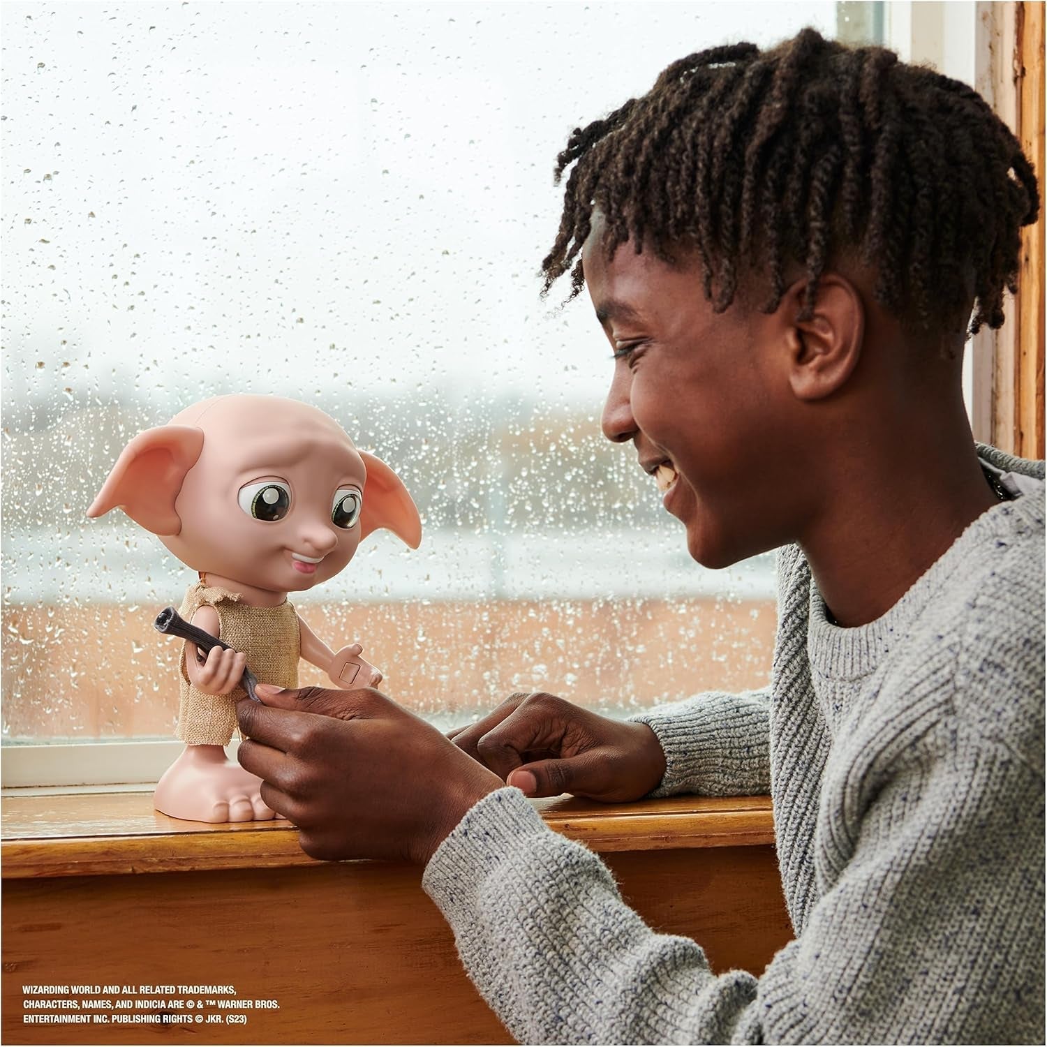 Wizarding World Harry Potter - Bambola interattiva Dobby House Elf con oltre 30 suoni, frasi e movimenti, tedesco-italiano, giocattolo per 6 anni, Fan Article Dolls Naty Shop