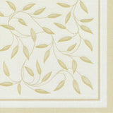 Papstar, 50 tovaglioli "ROYAL Collection" 1/4 pieghe 40 Cm X 40 Cm champagne "Nuovo Mediterraneo", #11651