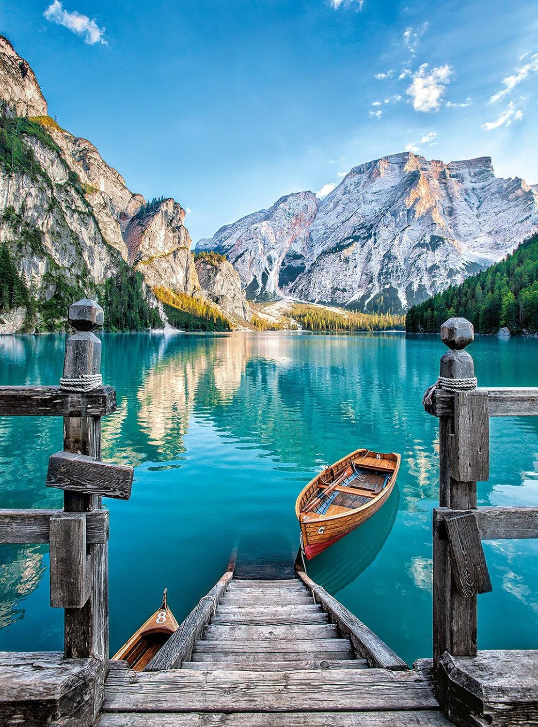 Clementoni 35039 Lago di Braies - Puzzle da 500 pezzi dai 9 anni, Puzzle colorato per adulti con colori vivaci, Gioco di abilità per tutta la famiglia, Simpatica idea regalo Puzzle Naty Shop