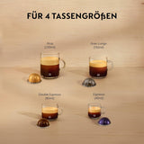 Macchina per caffè espresso con capsule Nespresso Krups Vertuo Pop, capacità: 560 ml, riconoscimento automatico delle capsule, sistema one-touch, 4 dimensioni di tazza, tempo di riscaldamento ridotto, sostenibile, Aqua Mint, XN9204