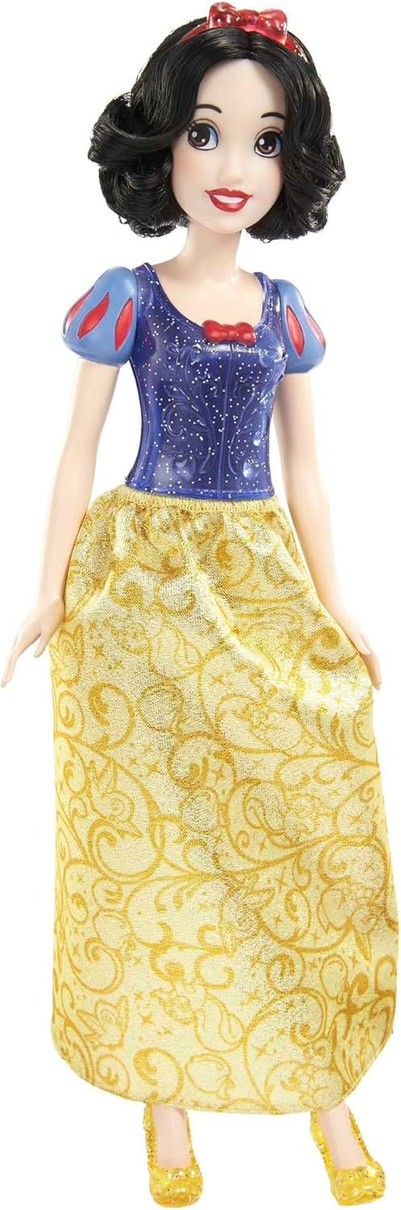 Mattel Disney Princess Bambola mobile di Biancaneve con vestiti scintillanti e accessori Regalo ispirato ai film Disney per bambini HLW08 Naty Shop Dolls