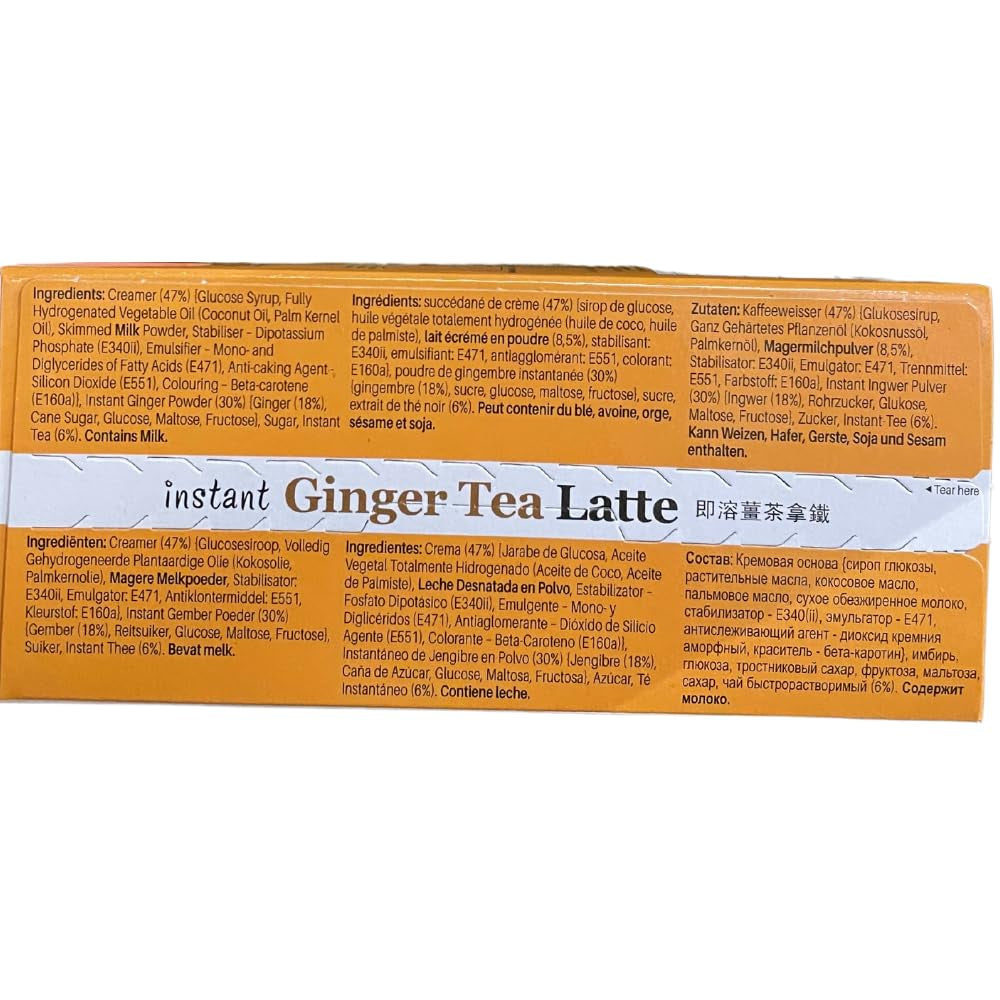 - Tè solubile con zenzero e latte - (1 X 10 X 25 GR)