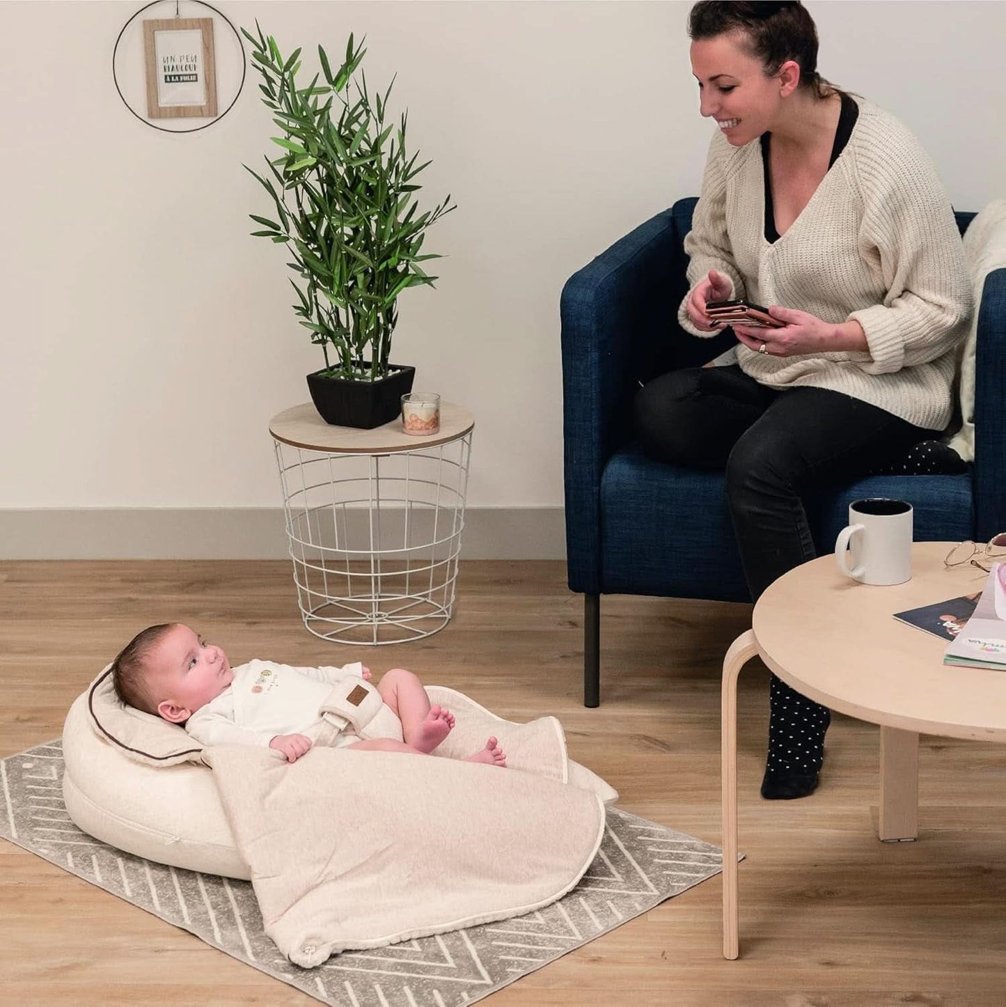 Cuscino da allattamento multifunzionale, 4 in 1, Soft Nova, beige, cuscino singolo: 202 cm, poltrona, 40 X 75 X 22 cm Accessori Alimentazione e Allattamento Bebe Naty Shop