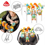 Fehn Activity Spiral Sleeping Forest - giocattolo per passeggino tocca e tieni - giocattolo per lettino, box, carrozzina e seggiolino auto - gioco di attività motoria per neonati e bambini da 0+ mesi Baby Toys Naty Shop