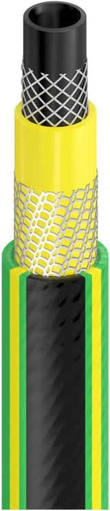 Tubo da giardino Cellfast GREEN ATS2, duraturo, flessibile, 5 strati, treccia incrociata ATS2, resistente ai raggi UV e alle alghe, senza metalli pesanti, 30 bar, -20/+60°C a breve termine, 3/4", 20m
