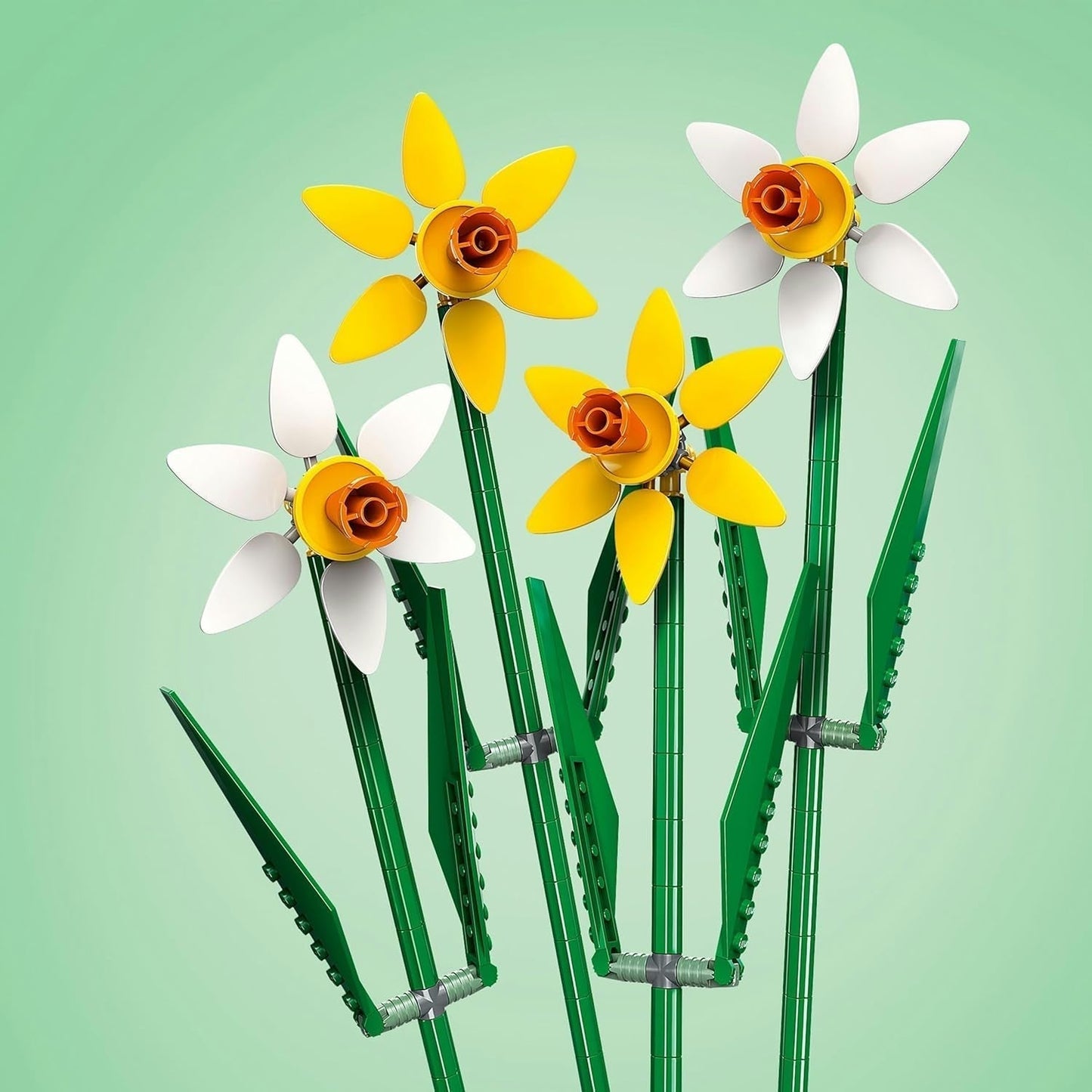 Narcisi LEGO Botanicals - Regali di Pasqua per ragazze e ragazzi - Fiori artificiali per bambini - Bouquet di fiori come decorazione per la stanza o l'ufficio - Regalo per donne - 40747 Set da costruzione Besuche den LEGO-Store