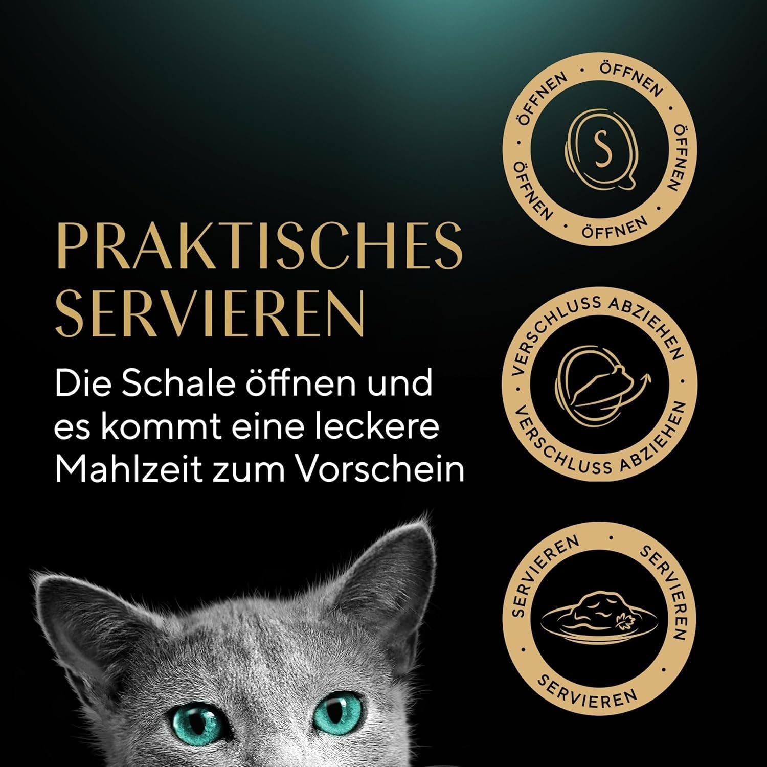 SHEBA Filetti Adult Katzenfutter in Salsa con Pollo, Hochseefisch und Garnelen 16 x 60g Conchiglia