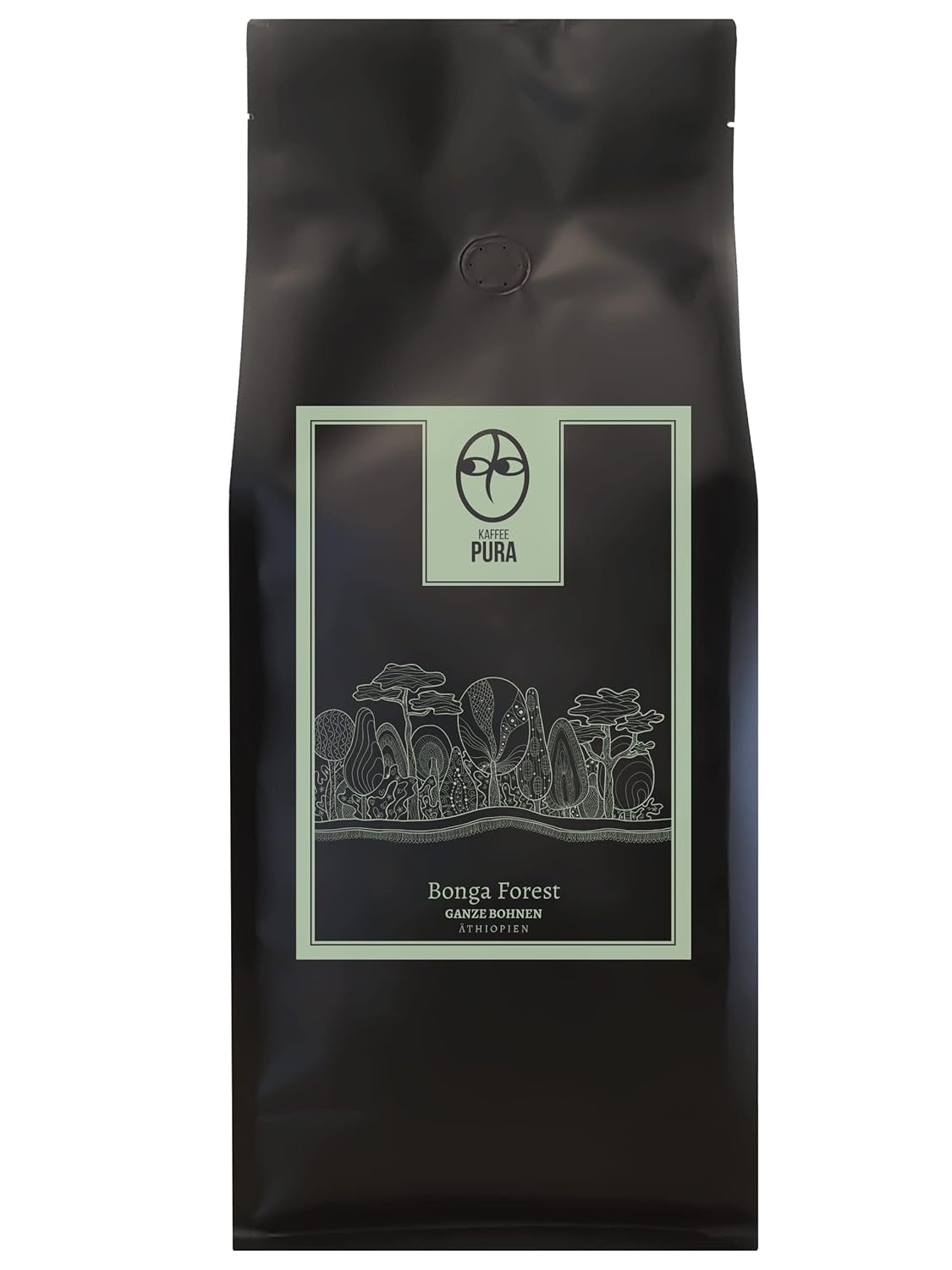 Caffè in grani interi biologico Bonga Forest (1000)