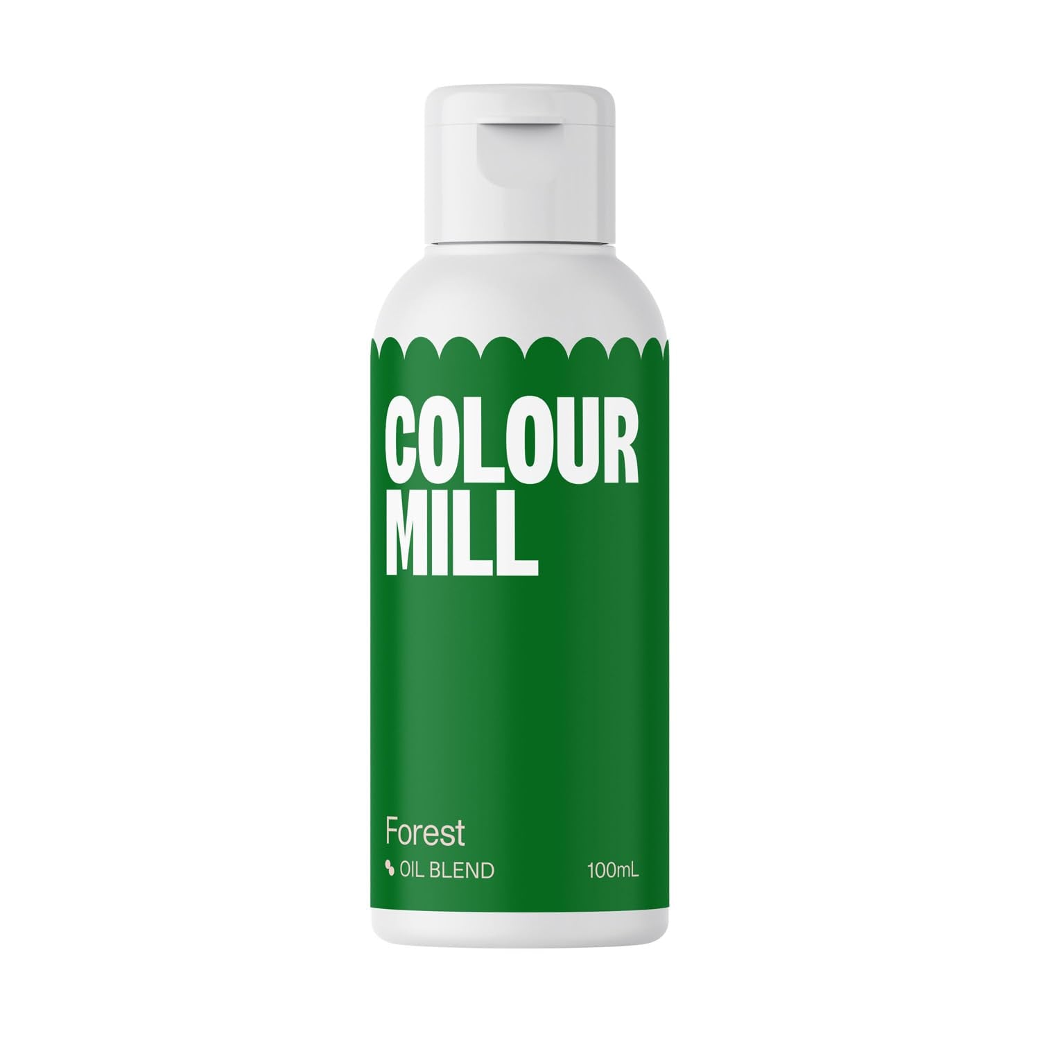 Colorante alimentare Color Mill Oil Blend Forest Oil - Colorante alimentare per cioccolato, fondente, muffin, torte, dolci, amaretti - Colorante alimentare per decorare torte - 100 ml