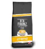 DER-FRANZ Kaffee Crema, Intensità 4/5, 100% Arabica, ganze Kaffeebohnen, 1000g