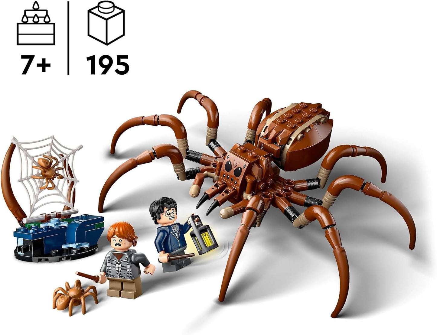 LEGO Harry Potter Aragog nella Foresta Proibita, Playset Spider Fantasy, Creatura mitica, 2 minifigure, Regalo magico per ragazzi, ragazze e fan dai 7 anni in su 76434 Set da costruzione Besuche den LEGO-Store