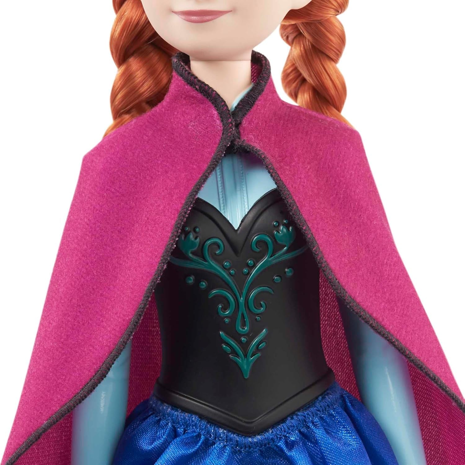 Mattel Disney Princess Anna bambola, bambola La Regina dei Ghiacci, capelli pettinati, cellulare, in abito da viaggio, mantello staccabile, regali Disney, giocattolo di 3 anni, bambole HLW49 Naty Shop