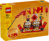 Calendario delle festività LEGO, regalo per le festività cinesi per ragazzi e ragazze, set di costruzione per il Capodanno lunare, consente ai bambini di giocare con fantasia, giocattolo festivo, decorazione per il Capodanno cinese 40678 Set di costruzione Besuche den LEGO-Store