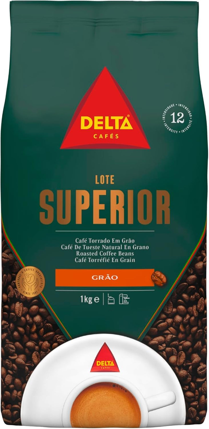 Caffè Delta Superior Premium in grani, 1 kg