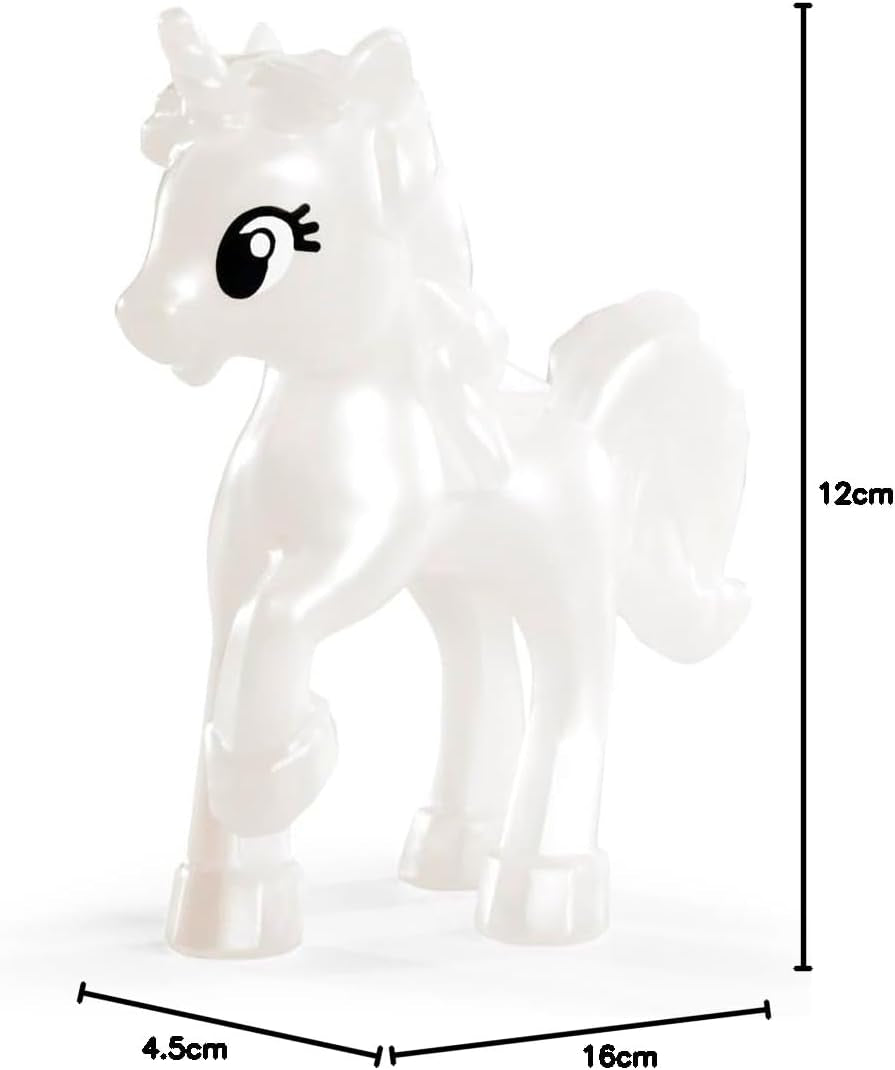 Simba Evi, la principessa della fantasia dell'amore, con abito da favola e unicorno scintillante, bambola da gioco da 12 cm, dai 3 anni in su