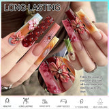 NAILGIL Smalto per unghie gel solido, Colla per unghie gel solido, Scultura per nail art 3D con set di strumenti, Salone per la casa fai-da-te, Trasparente 15G