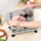 Petra PT4636VDE Affettatrice elettrica multifunzione, spessore di taglio 1-15Mm, 3 lame lisce in acciaio inox Trituratori e Affettatrici Naty Shop
