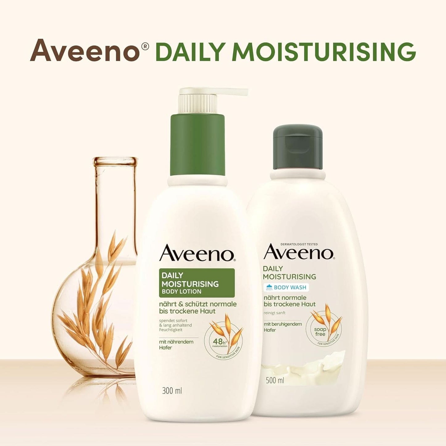 Aveeno Lozione Corpo Idratante Quotidiana, 300 ml Cosmetici e Bellezza Naty Shop