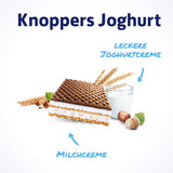 Yogurt – 4 x 200 g – Fette di wafer ripiene di crema allo yogurt e torrone, nocciole e cacao