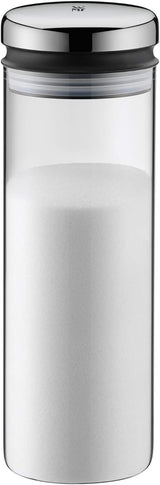 WMF Depot barattolo in vetro da 1,5 l, altezza 28,5 cm, barattolo con coperchio & Barattolo in vetro Depot da 2 l, altezza 36 cm, barattolo con coperchio Scatole per alimenti Naty Shop