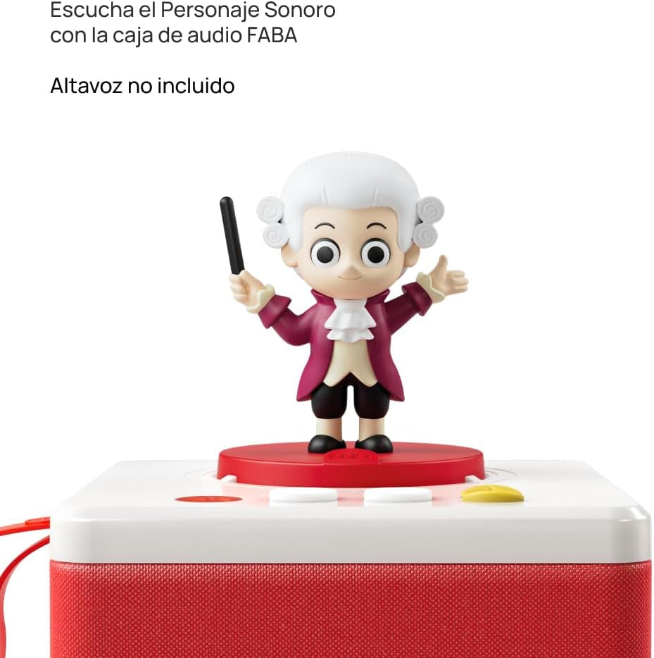 Personaggio sonoro - dolce sinfonia di Mozart - canzoni - giocattolo, contenuto educativo, spagnolo, bambini da 0 anni, multicolore, FFL30003 Bebe Naty Shop giocattoli