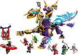 LEGO NINJAGO Drago Arcobaleno - giocattolo con 8 minifigure e una ruota Spinjitzu - giocattolo costruibile ninja interattivo per ragazzi e ragazze sopra i 9 anni - idea regalo per i fan 71836 Set da costruzione Besuche den LEGO-Store