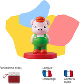 Figura sonora I tre porcellini - storie con suoni - giocattolo, contenuto pedagogico, versione francese, bambini dai 4 ai 6 anni Bebe Toys Naty Shop