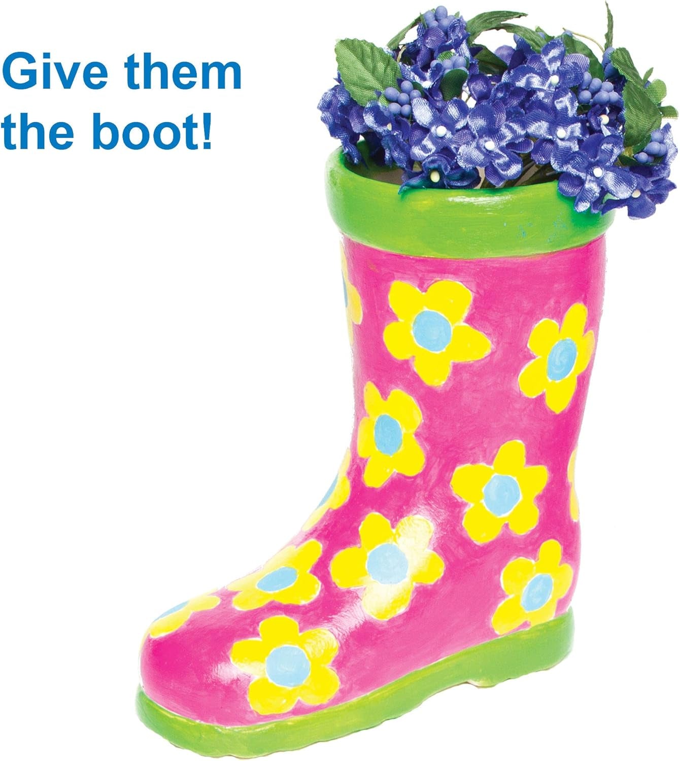 Vasi in ceramica per bambini Baker Ross 'Wellies' (confezione da 2)