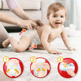Pampers (vecchia versione), mutandine, taglia 4, 9 kg-15 kg, confezione da tre (1 x 88 pannolini)