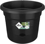 elho Green Basics Vasi per pomodori 33 - Vasi da fiori per coltivazione e raccolta all'aperto - Ø 33,5 x H 26,0 cm - Nero/Nero vivido