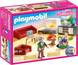 70205 La mia grande casa delle bambole con campanello funzionante, dai 4 anni in su e 70207 Soggiorno accogliente con casa delle bambole con effetti di luce, dai 4 anni in su