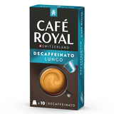 Café Royal Lungo Decaffeinato – Capsule di caffè compatibili Nespresso®, 100% Arabica, Intensità 5/12, Rainforest Alliance, decaffeinato, 100 capsule