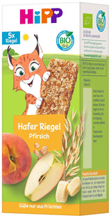 Barrette d'avena HiPP Lynx con pesche, da 1 anno, 8 x (5x20g)