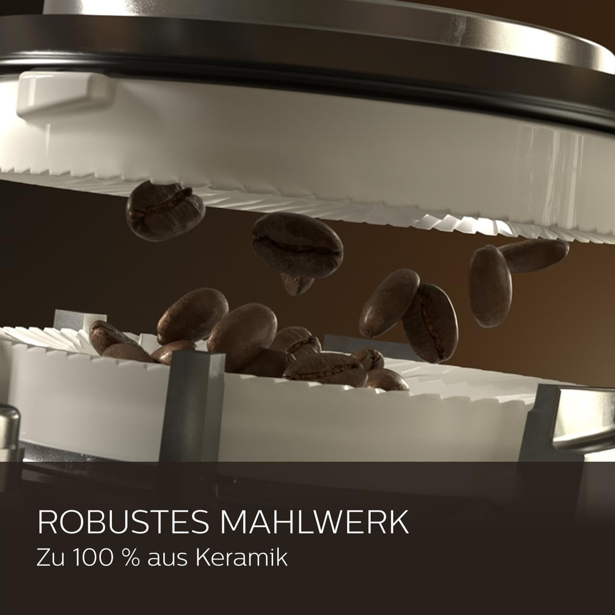 Caffettiera automatica Saeco GranAroma - 14 specialità di caffè, display a colori intuitivo, 4 profili utente, macinatore in ceramica, 1500 Watt (SM6580/10)