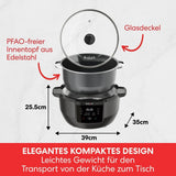 Pentola a cottura lenta Instant Pot Superior, Multicooker da 7,1 L, 4 funzioni di cottura, Pentola a cottura lenta da 800 W Naty Shop