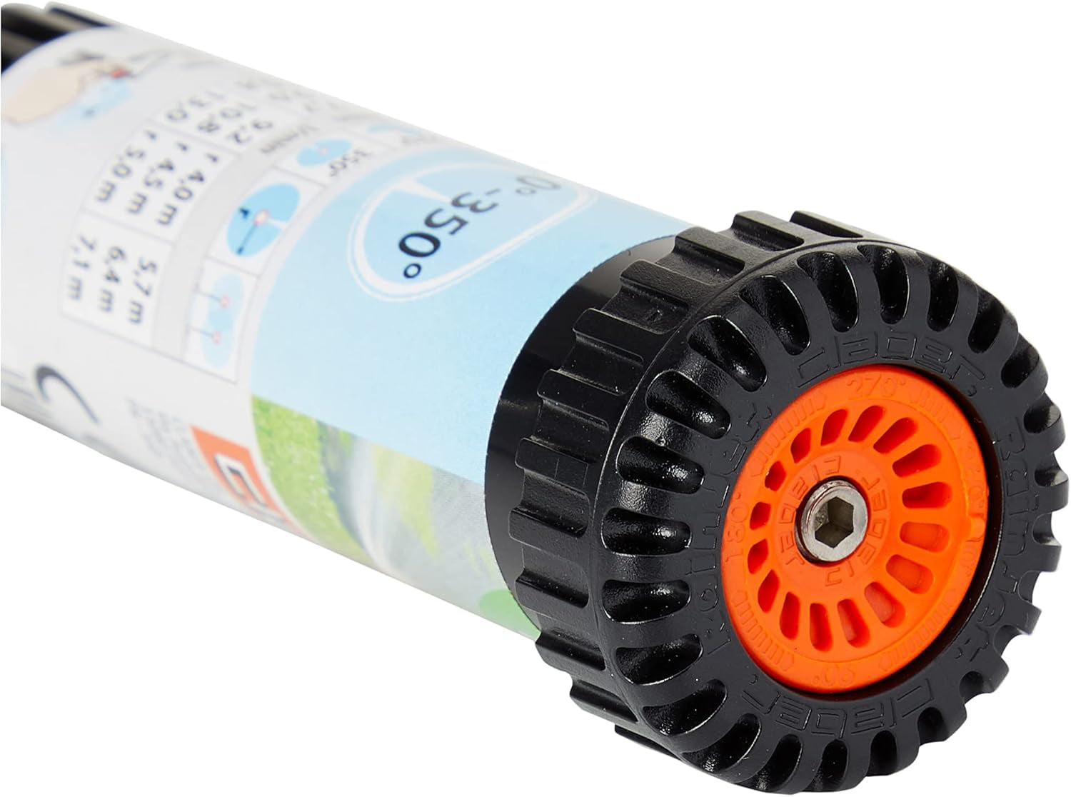 Pieghevole orientabile 0° - 350° alto 5 cm Claber